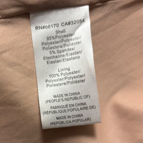 Anthropologie Hutch Open Front Waterfall Jacket In Vegan Suede Size S Neutral - Picture 9 of 9